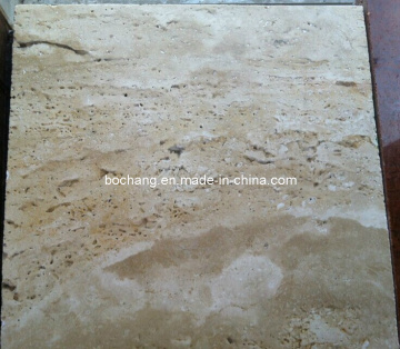 Travertine Tiles with Transparent Filled