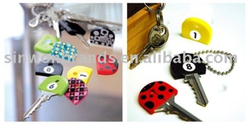 4PCS PVC KEY CAP