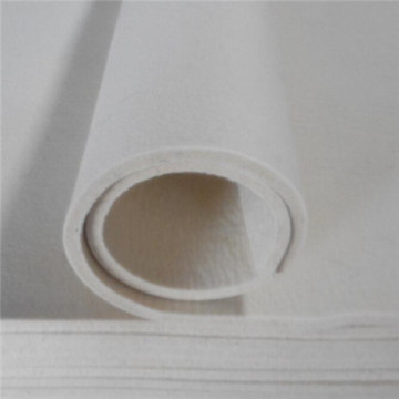 Absorbent water and oil wool nonwoven felt