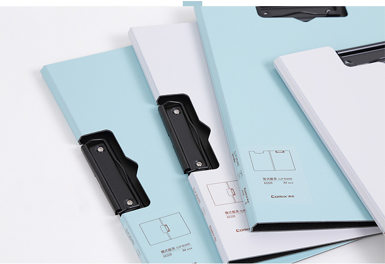 Comix Nordic Style Clip File  Foldable  Plastic A4 Horizontal Clip Board