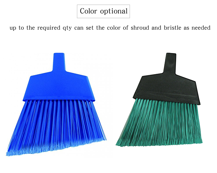 Factory hot sale plastic angle cleaning broom floor brush with dustpan a set indoor or outdoor usage