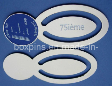 Metal Oval Book Marks