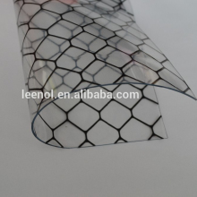 LN 7028 ESD Clear PVC Grid Curtain Sheet