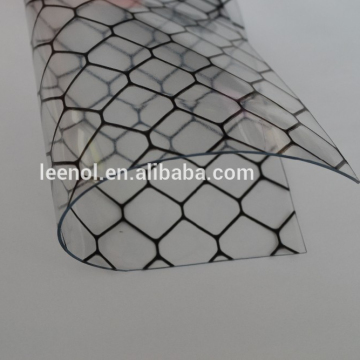 LN 7028 ESD Clear PVC Grid Curtain Sheet
