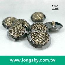 (#B6065/15mm, 21mm) 2 pieces combination button for winter fashion garments