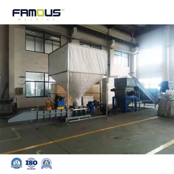 EPS Polystyrene EPE Polyethylene Foams Compression Machine - Styrofoam Crusher Compacting System With Silo