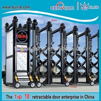 Decorative wrought iron black aluminum house gates