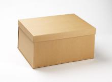 Natural Brown Folding Kraft Gift Boxes with lid