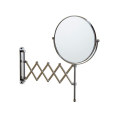 Espejo de maquillaje montado en la pared redondo plegable extendido FUAO