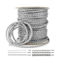 The stretch metal silver cord cheap sale