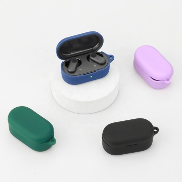 Soft Silicone Rubber Case for OnePlus Buds V with Keychain - New Arrival