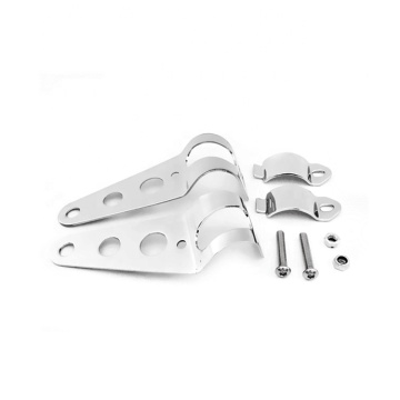 Universal Metal Motorcycle Headlight Clamp Bracket for eBike Front Light Mount