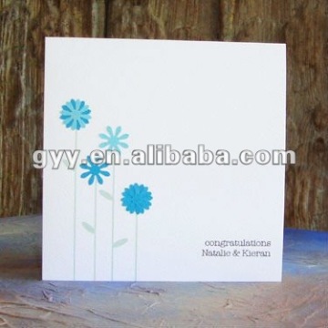 Personable paper greeting card