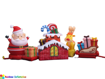 Inflatabe Santa House, Inflatable Christmas Deer, Inflatable Santa Claus (RB20021)