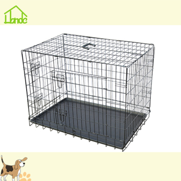 Convenient to carry folding metal dog cage