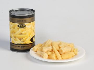 canned baby corn cut