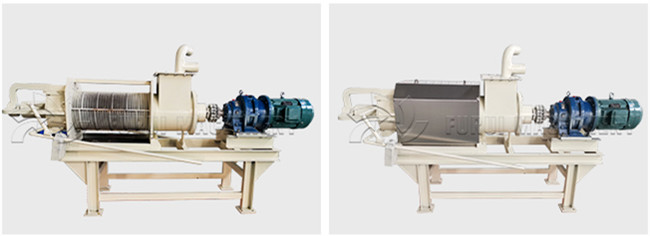 China Gold Supplier screw press cow dung dewatering machine/manure dewatering machine