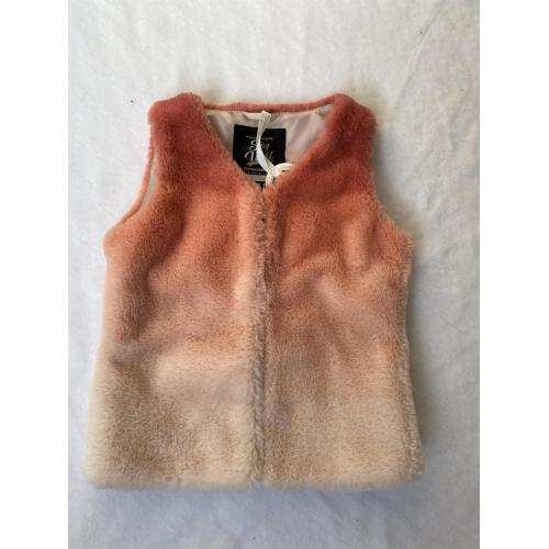 Junior's Baby's Fake Fur Vest  For Girls