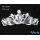 Fashion Girl Big Stones Wedding Tiara Crown