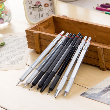 High Quality 0.5/0.7/0.9/2mm rotring Mechanical Automatic Pencil RedCircle Drafting Metal Pencil for professional Drawing Comic
