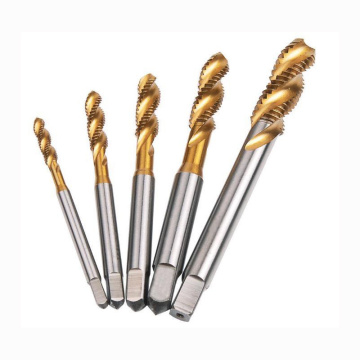 5 PCS Titanium gecoate HSS Metric Tap