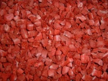 Freeze-dried (FD)strawberry dice
