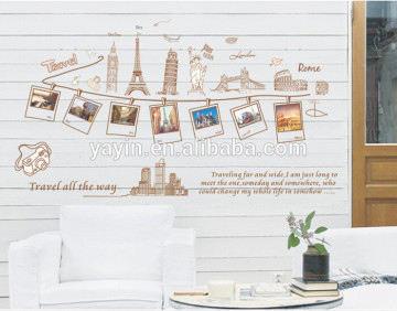 decorative Photo fame acrylic mirror wall decals