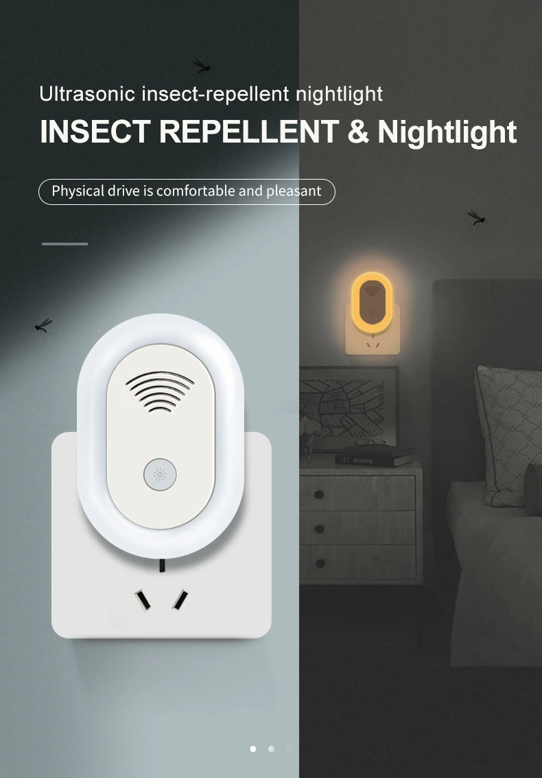 Ultrasonic Mosquito Repellent with Light