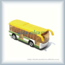 1:50 model car, buliding model car, bus, yellow, green
