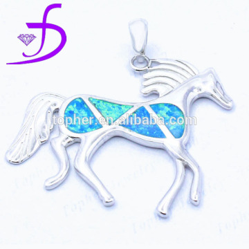 925 sterling silver horse shape pendant horse shape opal jewelry