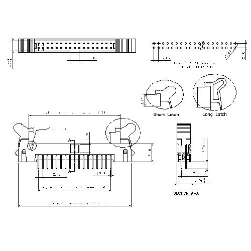 2.00mm Ejector Header 180°