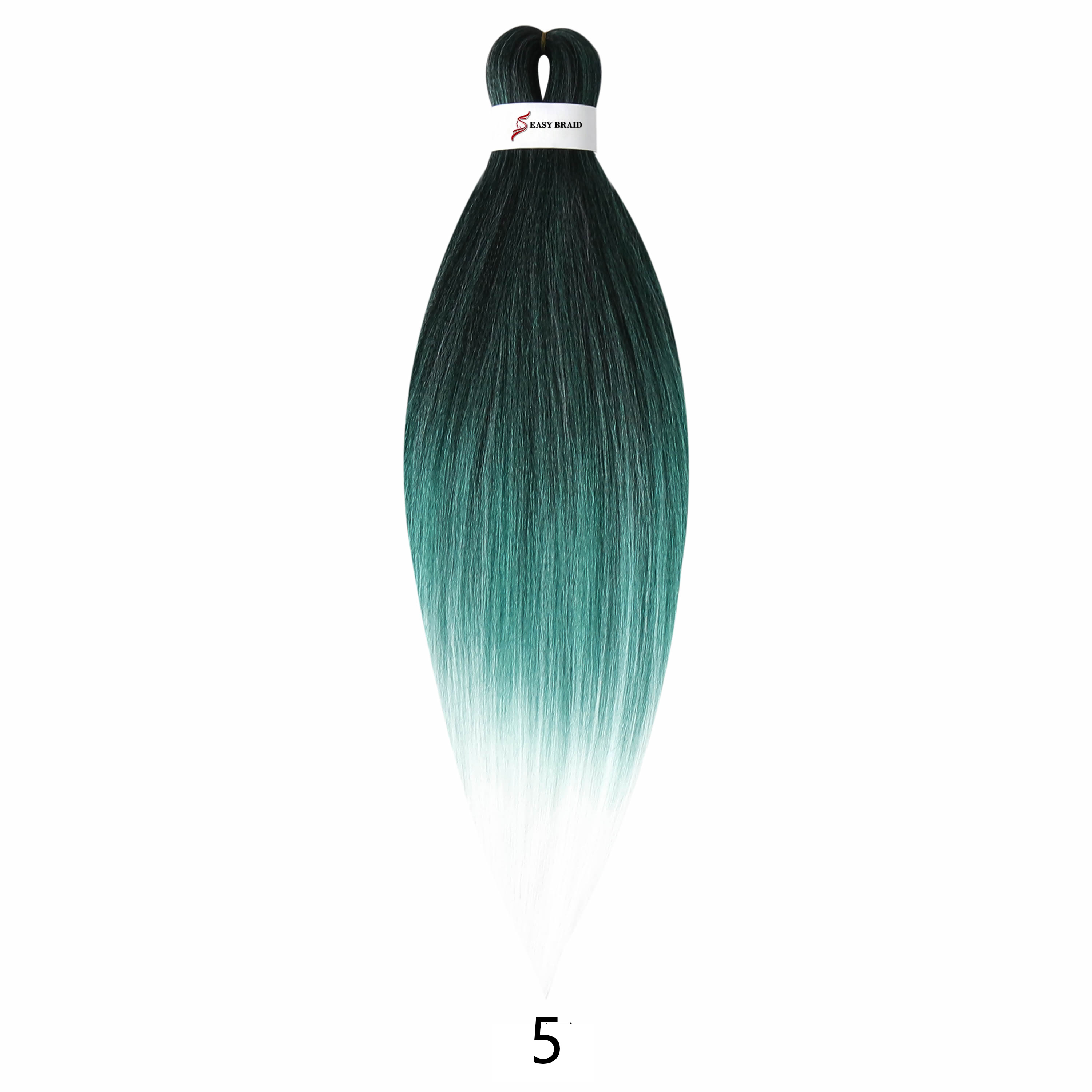 MYZYR Ombre Pre Stretched Braiding Hair Extensions Jumbo Braids Hair Synthetic Crochet Hair Low Temperature Fiber Mirra's Mirror