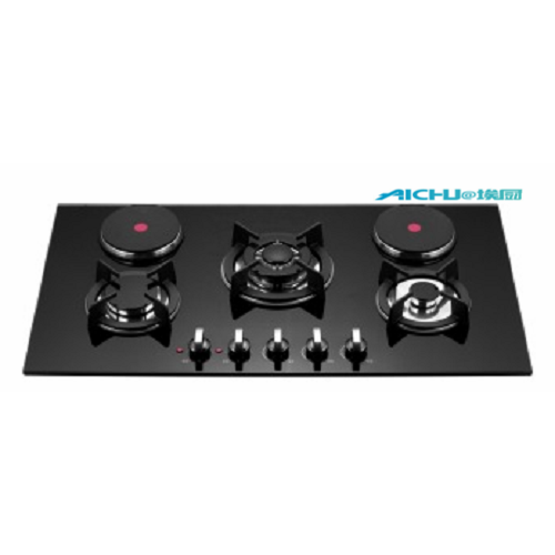 5 bruciatori Touch Screen Electric Gas Stove