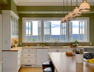 Low cost aluminum clad wood casement windows