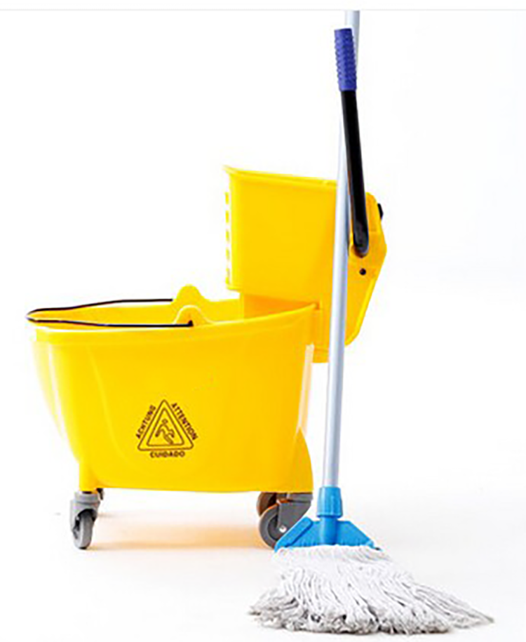 New arrival hotel plastic cleaning trolley mop wringer