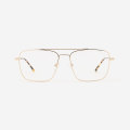 Square Stainless steel Men's Optical Frames