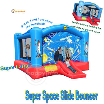 Happyhop inflatable bouncy castle 9212N--giant inflatable space bouncer slide