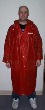 customzied logo PVC LONG RAINCOAT FOR GENTLEMEN