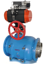 Pneumatic Piston Flow and Pressure Control Valve