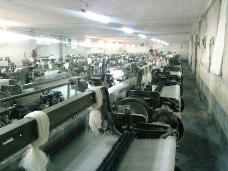 grey fabric produce workshop