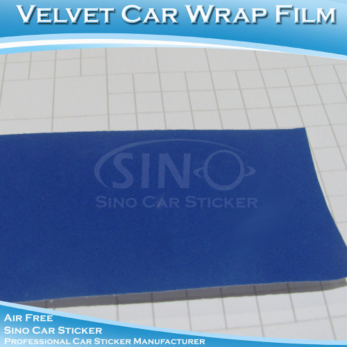 Self Adhesive Medium Blue Car Body Wrap Sticker