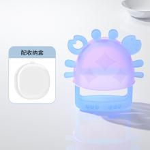 BPA-Free Silicone Baby Teether Toy Ring - Sensory Pacifiers & Chew Toys