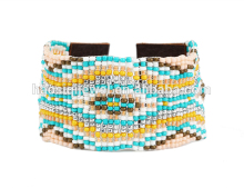 Japanese rice bead seed bead bracelet macrame tassel bracelet