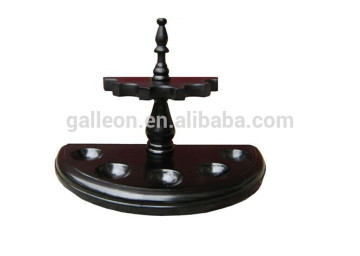 Black Tobacco Smoking Wooden pipe support stand GP-3018