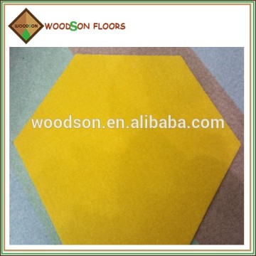 Easy Installed Fire-Proof Nylon Bright Yellow Carpet Tiles