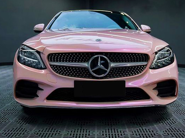 Chameleon Gloss Pink Car Wrap