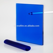 Blue color EVA foil for laminated decorative glass