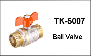 TMOK TK-5005 Brass Ball Valve BSPP Thread CW17n Ball Valve with Aluminum Butterfly Handle/T Handle Water Control Valve