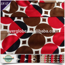 170gsm 100%Poly DTY 100D/144F Printed & Brushed Interlock fabric