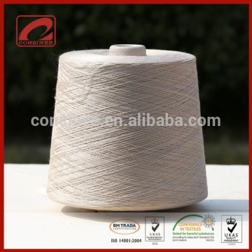 Consinee viscose microfiber yarn with silk and linen